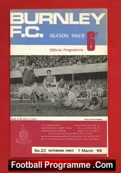 Burnley v Nottingham Forest 1969