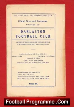 Darlaston v Cheltenham Town 1956