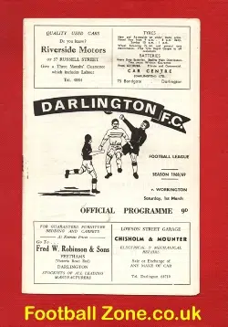 Darlington v Workington 1969