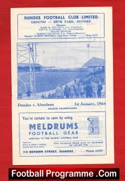 Dundee v Aberdeen 1964