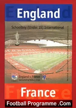England v France 1997 – School Boys at Old Trafford