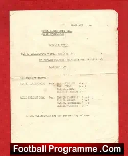 HMS Collingwood v Royal Marines – Deal 1964