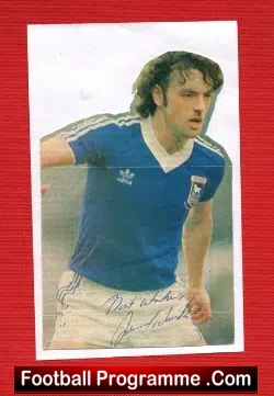 Ipswich Town John Wark Signed Picture - football memorabilia