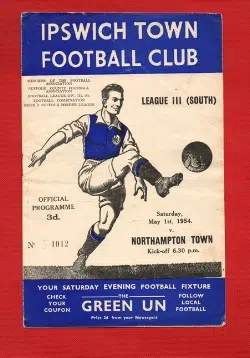 Ipswich Town v Northampton Town 1954