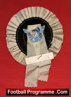 Luton Town Football Club Old Football Rosette 1960s