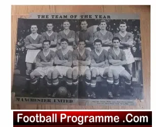 Manchester United Busby Babes Multi Autographed Picture 1958 - football memorabilia