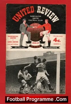 Manchester United v Leeds United 1956