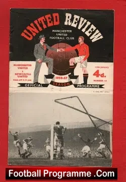 Manchester United v Newcastle United 1957