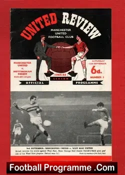 Manchester United v Nottingham Forest 1964