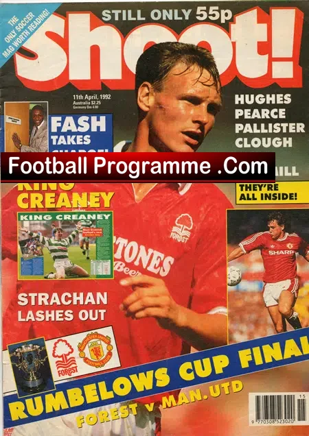 Manchester United v Nottingham Forest 1992 Cup Final + Magazines