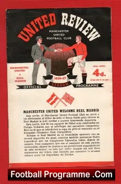 Manchester United v Real Madrid 1957 – Semi Final 1st at Man Utd