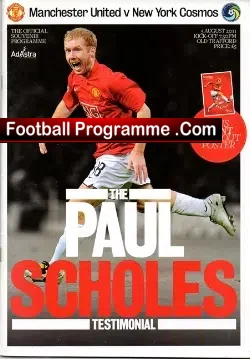 Paul Scholes Testimonial Benefit Match Manchester United 2011