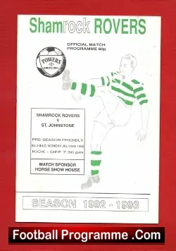 Shamrock Rovers v St Johnstone 1992 – Friendly Match