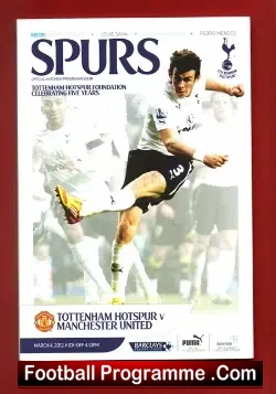 Tottenham Hotspur v Manchester United 2012