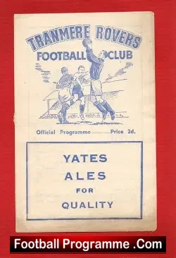 Tranmere Rovers v Rochdale 1955