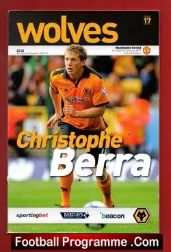 Wolves Wolverhampton v Manchester United 2011