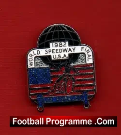 World Speedway Final 1982 - Los Angeles America - sports memorabilia
