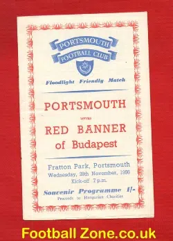 Portsmouth v Red Banner 1956 – Budapest