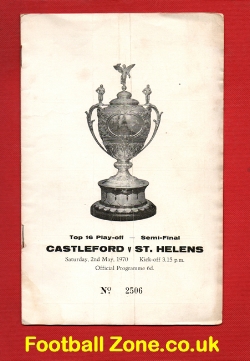 Castleford Rugby v St Helens 1970 – Semi Final