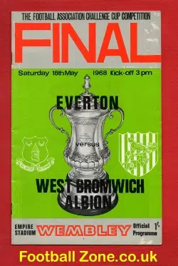 Everton v WBA 1968  - FA Cup Final