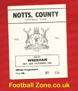 Notts County v Wrexham 1963