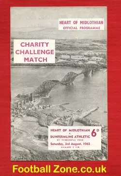 Heart Of Midlothian v Dunfermline Athletic 1963 - Charity Match