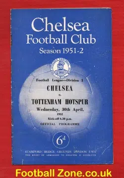 Chelsea v Tottenham 1952