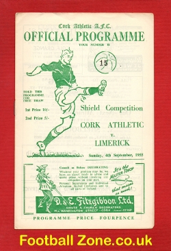 Cork Athletic v Limerick 1955