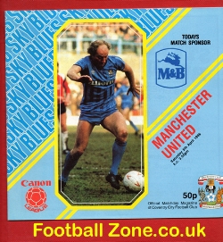 Coventry City v Manchester United 1986