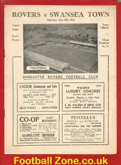 Doncaster Rovers v Swansea Town 1951
