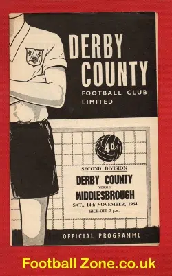Derby County v Middlesbrough 1964