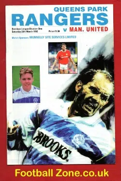 Queens Park Rangers v Manchester United 1992
