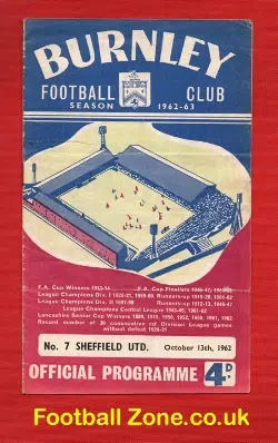 Burnley v Sheffield United 1962