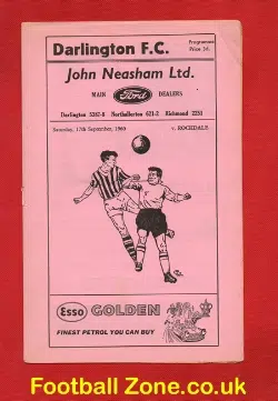 Darlington v Rochdale 1960