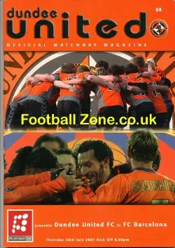 Dundee United v Barcelona 2007 – Debut Thierry Henry Barca