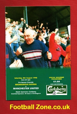 Bromsgrove Rovers v Manchester United 1998 – Pre Season Friendly