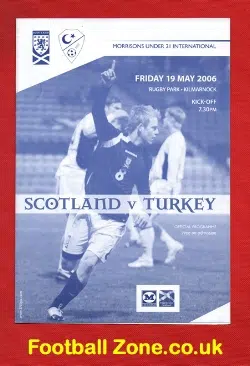 Scotland v Turkey 2006 - Under 21 at Kilmarnock U21