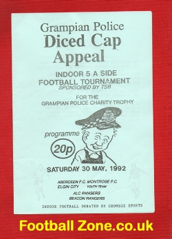 Grampian Police 5 A Side Tournament 1992 – Aberdeen + Montrose