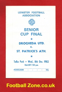 Drogheda United v St Patricks Athletic 1982 – Senior Cup Final