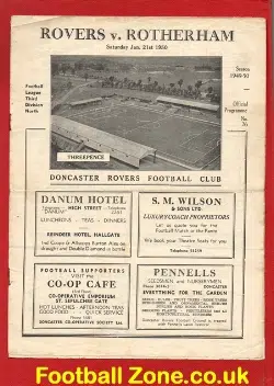 Doncaster Rovers v Rotherham United 1950