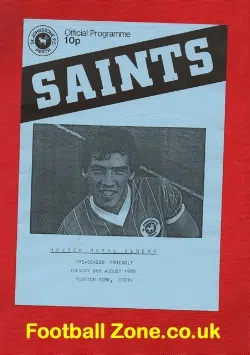 St Johnstone v Harwick 1985 - Friendly Match