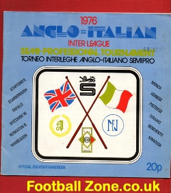 Anglo Italian Tournament 1976 – Scarborough – Wycombe
