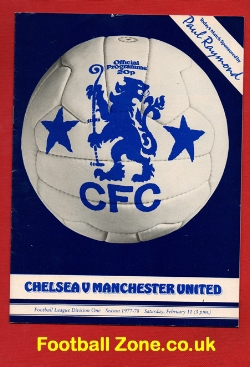 Chelsea v Manchester United 1978