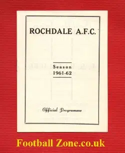 Rochdale v Hartlepool 1961 - Opening Match Of Season