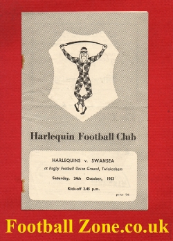 Harlequins Rugby v Swansea 1953