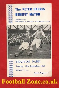 Peter Harris Football Testimonial Portsmouth 1960