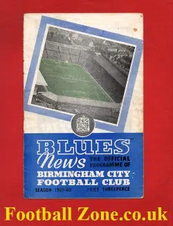 Birmingham City v Union St Gilloise 1959 - Semi Final Fairs Cup