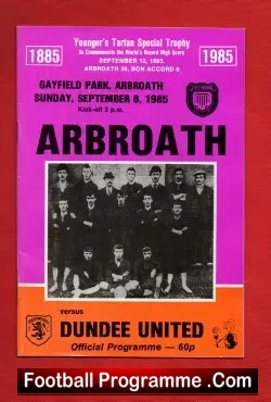 Arbroath v Dundee United 1985