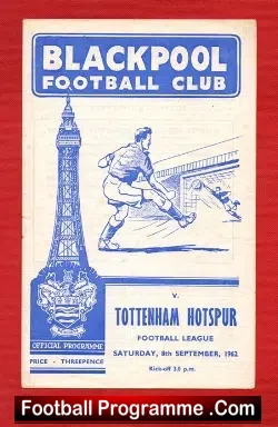 Blackpool v Tottenham 1962