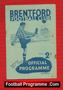 Brentford v Doncaster Rovers 1948